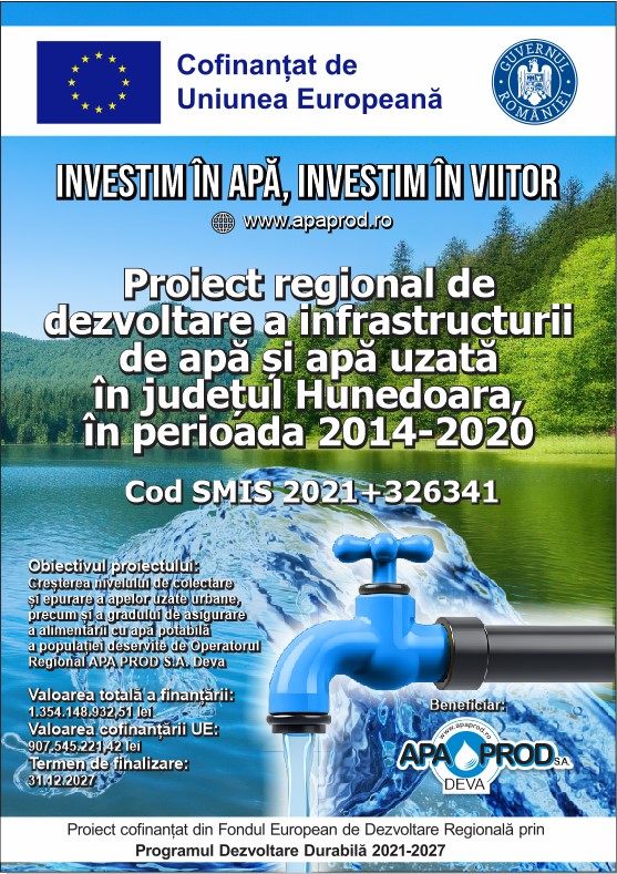 Afiș A3 APA PROD Deva